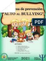 Programa de Prevención - Alto Al Bullyng