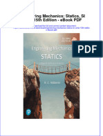 Download ebook Engineering Mechanics Statics Si Units 15Th Edition Pdf full chapter pdf
