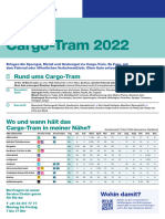 Fahrplan Cargo E Tram 2022
