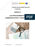 Ud5. Los Procedimientos Administrativos y Financieros