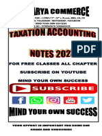  Patna university IMPORTANT THEORY QUESTION TAXATION  2023