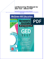 Ebook Mathematical Reasoning Workbook For The Ged Test PDF Full Chapter PDF
