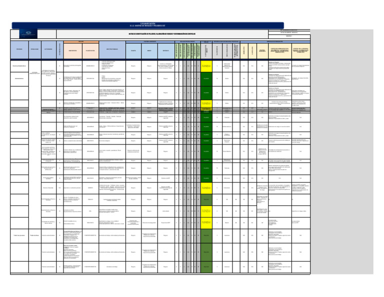 Matriz de Riesgos y Controles SST | PDF | Estrés (biología) | Ansiedad