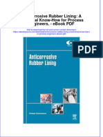 Download ebook Anticorrosive Rubber Lining A Technical Know How For Process Engineers Pdf full chapter pdf