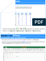 Ejemplo 1 Con EViews