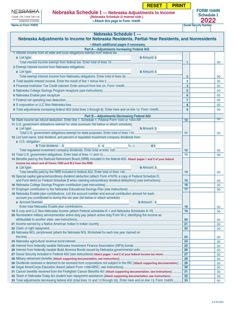 Form 1040N Schedules I II and III 84182022 Final Download Free PDF