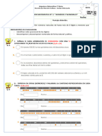 5° APOYO Evaluacion #1 Descomposicion Numerales