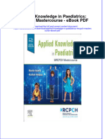 Ebook Applied Knowledge in Paediatrics MRCPCH Mastercourse PDF Full Chapter PDF