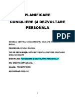 Planificare Consiliere