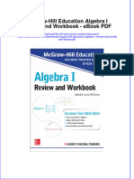 Ebook Mcgraw Hill Education Algebra I Review and Workbook PDF Full Chapter PDF