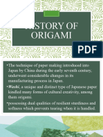 History of Origami