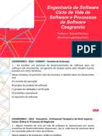 01 Ciclo de Vida de Software e Processos de Software Cesgranrio