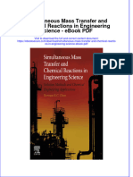 Ebook Simultaneous Mass Transfer and Chemical Reactions in Engineering Science PDF Full Chapter PDF