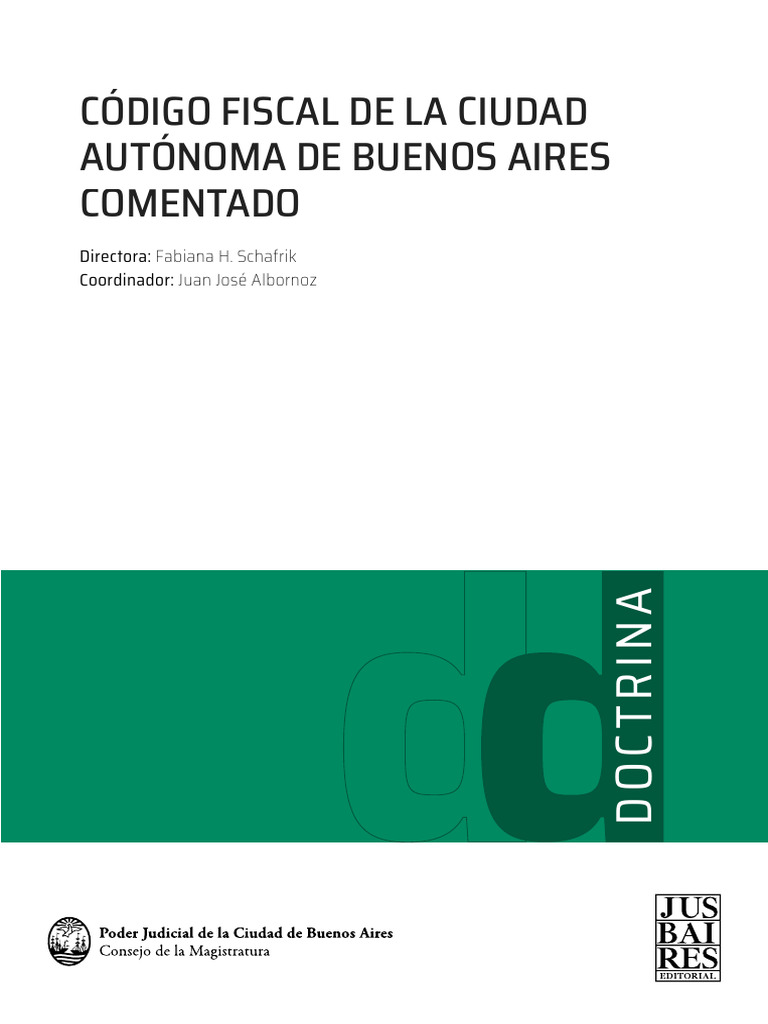 Código Fiscal CABA Comentado 2023 | PDF | Dinero | Economias