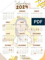 Documento A4 Calendario 2024 Orgánico Beige Rosa - 20240224 - 082647 - 0000