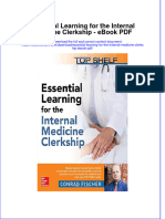 Download ebook Essential Learning For The Internal Medicine Clerkship Pdf full chapter pdf