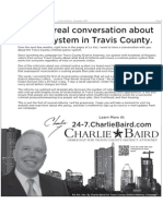 Charlie Baird Campaign Ad in November 2011 Edition of LaVoz