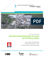 Caso Exitoso Eficiencia Energética Sistema de Recuperación de Calor en Frutícola Dosal