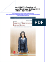 Download ebook Mcgraw Hills Taxation Of Individuals And Business Entities 2019 Edition Pdf full chapter pdf