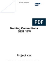 BW - Naming Conventions (SAP)