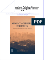 Ebook Asian Atmospheric Pollution Sources Characteristics and Impacts PDF Full Chapter PDF