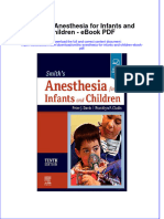 Ebook Smiths Anesthesia For Infants and Children PDF Full Chapter PDF