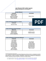 Disponibilidade de Orientacao em 2024 Regular