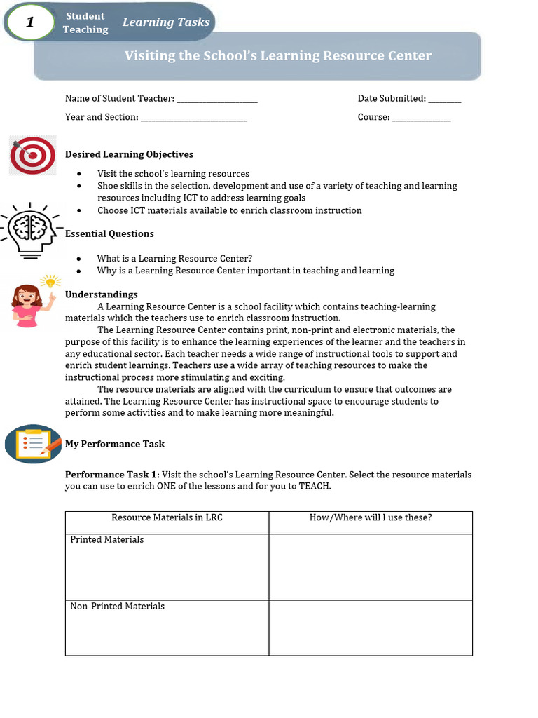 ST Learning Task 10 | PDF | Learning | Teachers