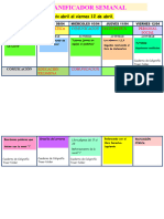 Planificador Semanal 1ro C PP - FF