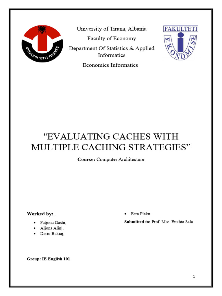 Ak Project | PDF | Cache (Computing) | Cpu Cache