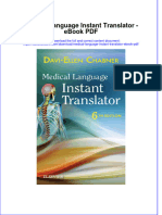 Download ebook Medical Language Instant Translator Pdf full chapter pdf