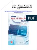 Ebook Medical Assisting Review Passing The Cma Rma and Ccma Exams PDF Full Chapter PDF