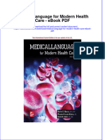 Ebook Medical Language For Modern Health Care PDF Full Chapter PDF