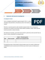 DE - M21 - DI - Del Tema Al Problema de Investigación