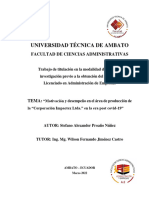 TESIS Motivación y Desempeño en El Área de Producción de