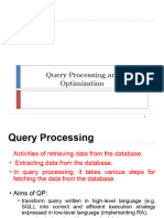 Chapter 1  Query processing and Optimization