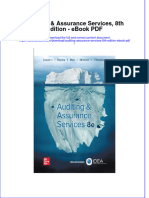 Download ebook Auditing Assurance Services 8Th Edition Pdf full chapter pdf