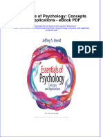Ebook Essentials of Psychology Concepts and Applications PDF Full Chapter PDF