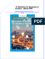 Download ebook Essentials Of Statistics For Business Economics Pdf full chapter pdf