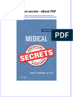 Download ebook Medical Secrets Pdf full chapter pdf