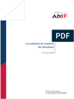 AMF Securitization rating method