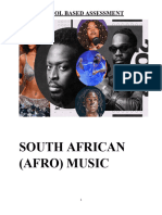 South African (Afro) Music: School Based Assessment