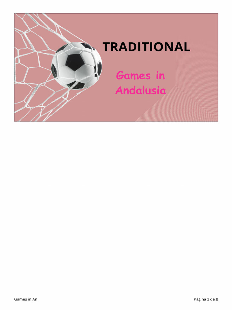 Games in An | PDF