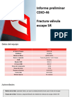 Informe Preliminar CEKO 46 Fractura Valvula Escape 5R