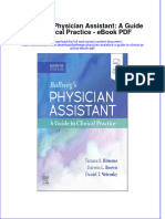 Download ebook Ballwegs Physician Assistant A Guide To Clinical Practice Pdf full chapter pdf