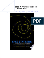 Ebook Spss Statistics A Practical Guide 5E PDF Full Chapter PDF