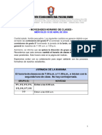 Novedades Horario de Clases - : Instituto Técnico Industrial Pascual Bravo