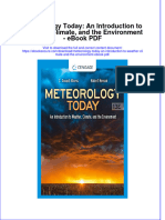 Ebook Meteorology Today An Introduction To Weather Climate and The Environment PDF Full Chapter PDF