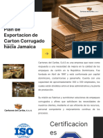 Plan de Exportacion de Carton Corrugado Hacia Jamaica