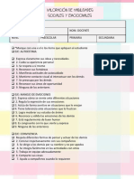 Evaluacion Socioemocional